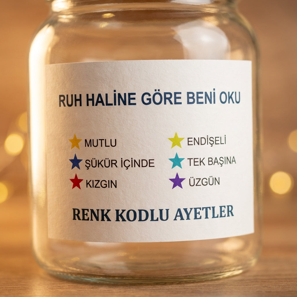 Huzur Kavanozu — Ruh Haline Göre Ayet