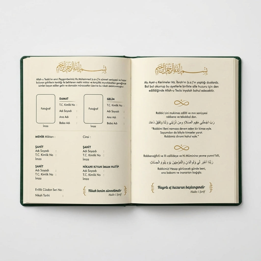 Feyiz™ Mehir & Nikah Hatıra Cüzdanı